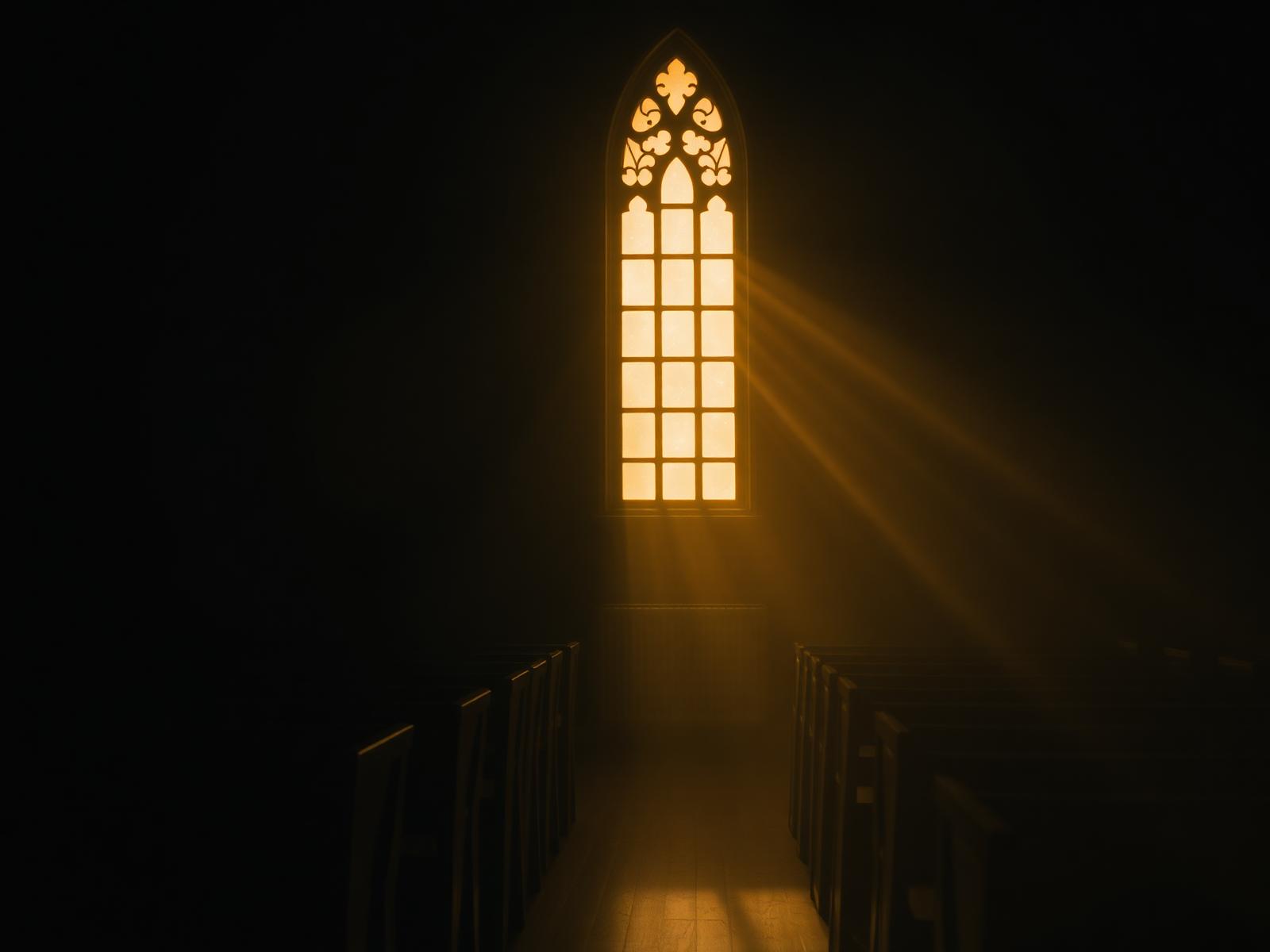 Chapel with sunlight
